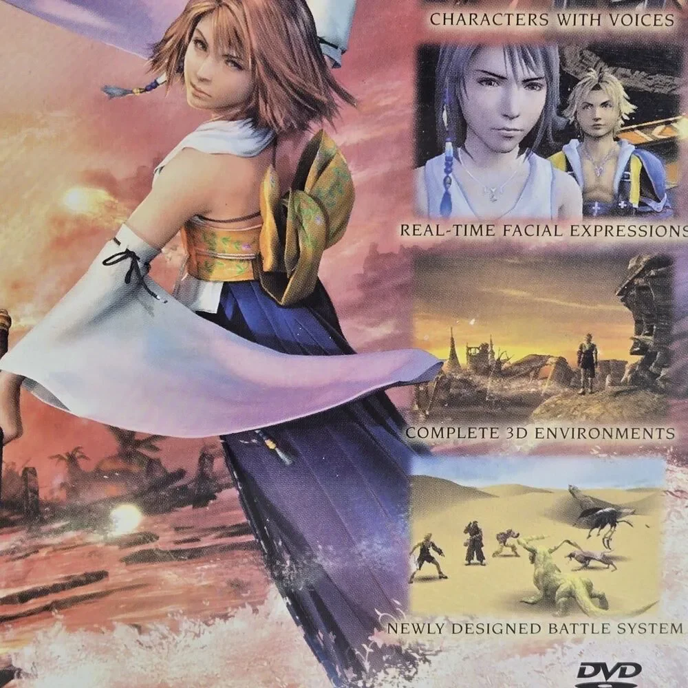 Final Fantasy X 10 Black Label Sony PlayStation 2 PS2 - Complete In Box